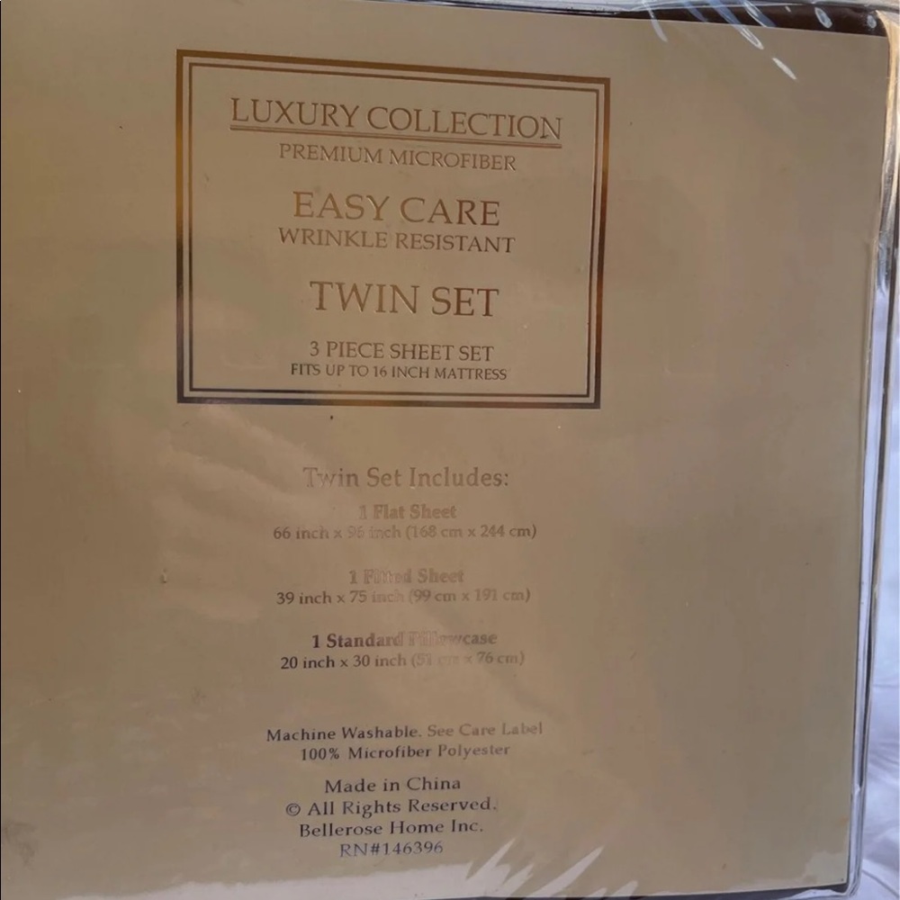 TWIN brown sheets - Picture 3 of 6